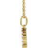 14K Yellow Gold Initial A Necklace with 1/5 CTW Lab-Grown Diamonds