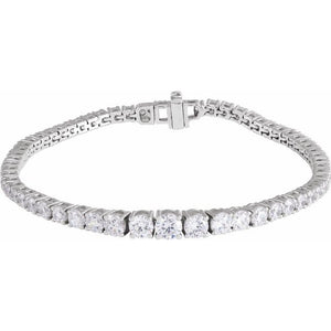 14K Gold Lab-Grown Diamond Line Bracelet