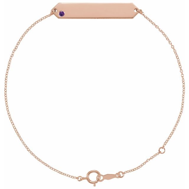 Natural Gemstone Geometric Bracelet in 14K Gold & Silver