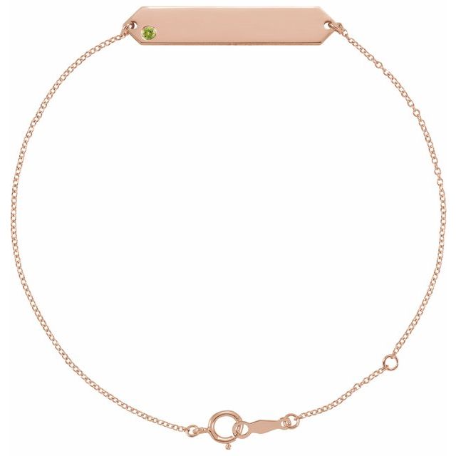 Natural Gemstone Geometric Bracelet in 14K Gold & Silver