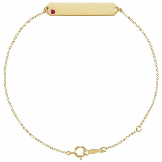 Lab-Grown Emerald, Ruby, Sapphire & Alexandrite Geometric Bracelet in 14K Gold & Silver