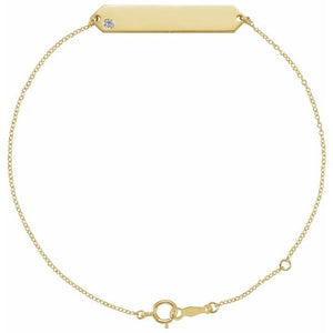 Natural Gemstone Geometric Bracelet in 14K Gold & Silver