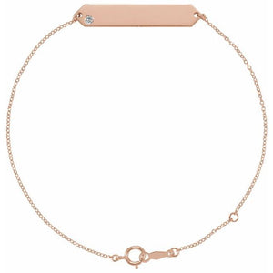 Natural Gemstone Geometric Bracelet in 14K Gold & Silver