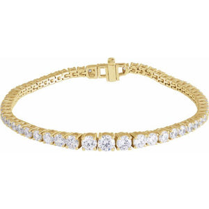 14K Gold Lab-Grown Diamond Line Bracelet