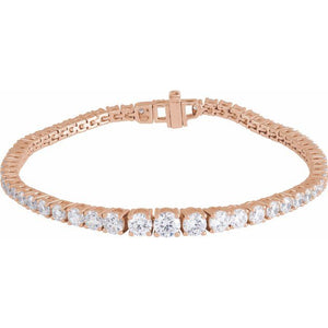 14K Gold Lab-Grown Diamond Line Bracelet