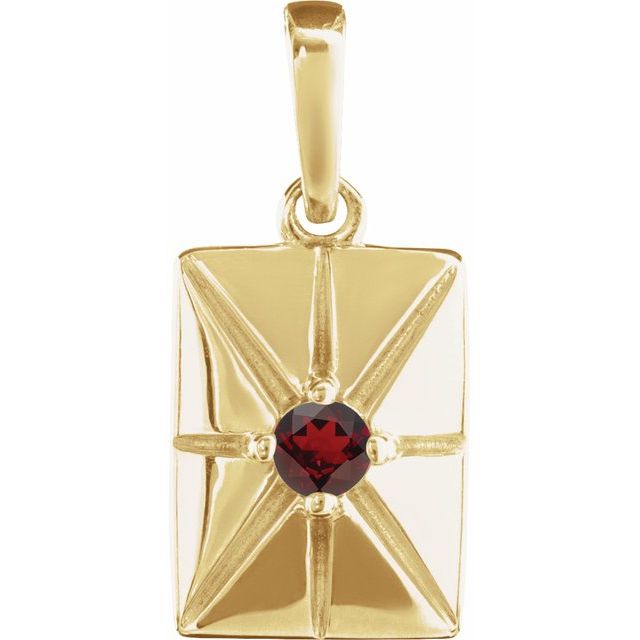 Natural Alexandrite Pendant in 14K Gold, Silver & Platinum