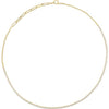 14K Yellow Gold, 3 1/5 CTW Natural Diamond Adjustable Necklace - Elegant Design