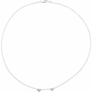 Engravable Heart Disc Family Necklace in 14K Gold, Sterling Silver & Platinum