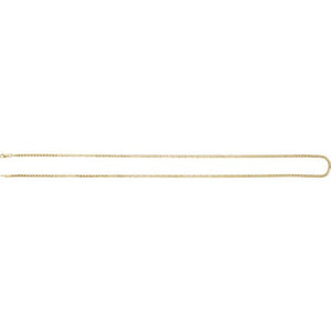 14K Yellow Gold, 2.25 mm Curbed Anchor 16