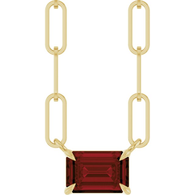 14K Gold Natural White Sapphire Solitaire Claw Prong Necklace