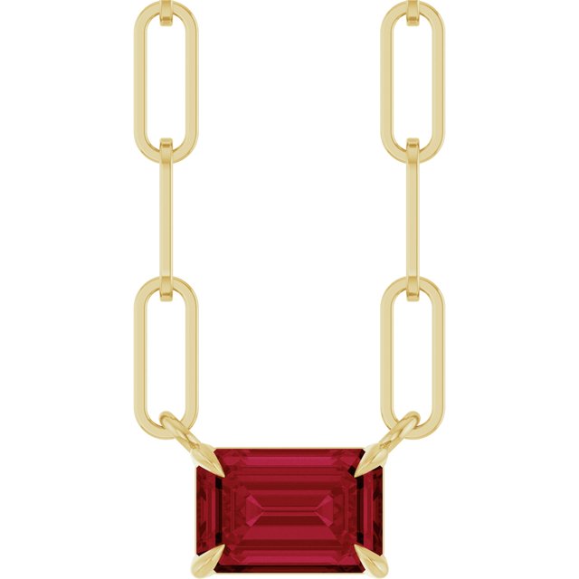 14K Gold Natural White Sapphire Solitaire Claw Prong Necklace