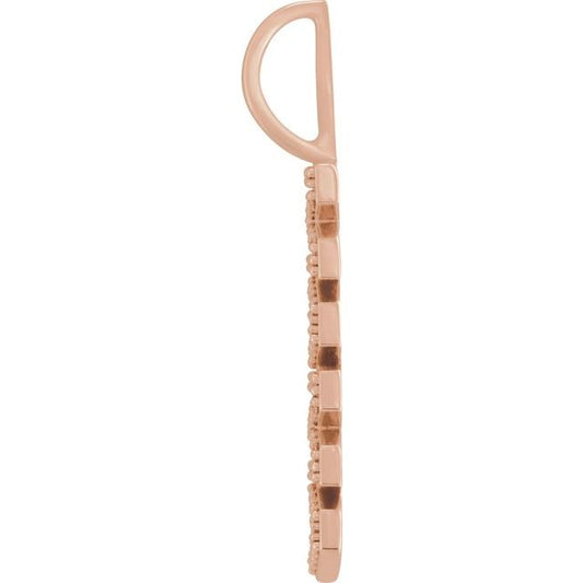 1/10 Ctw Natural Diamond Mama Pendant