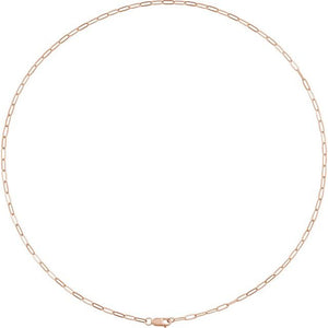 14K Yellow Gold 2.1 mm Paperclip-Style 16