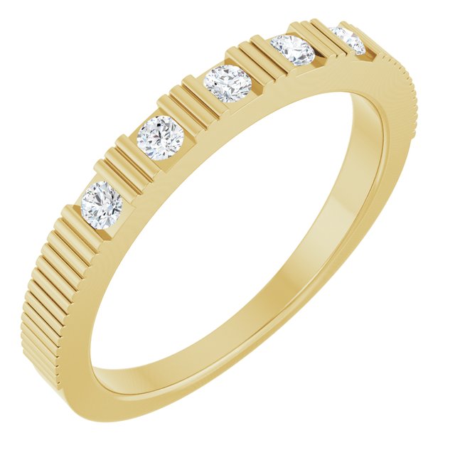 14K Gold Natural Mozambique Garnet Stackable Birthstone Ring