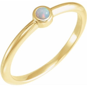 14K Gold 1/5 Ct Natural Diamond Solitaire Ring