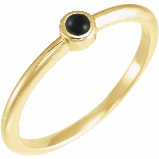 14K Gold 1/5 Ct Natural Diamond Solitaire Ring