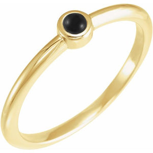 14K Gold 1/5 Ct Natural Diamond Solitaire Ring