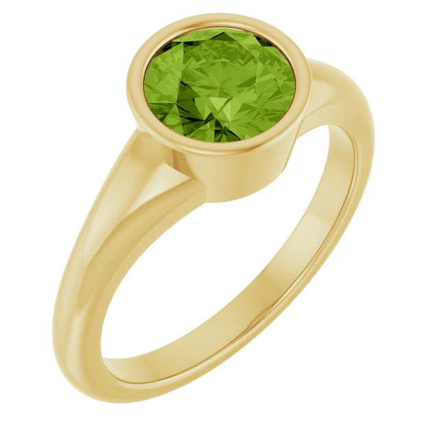14K Gold Natural Mozambique Garnet Ring