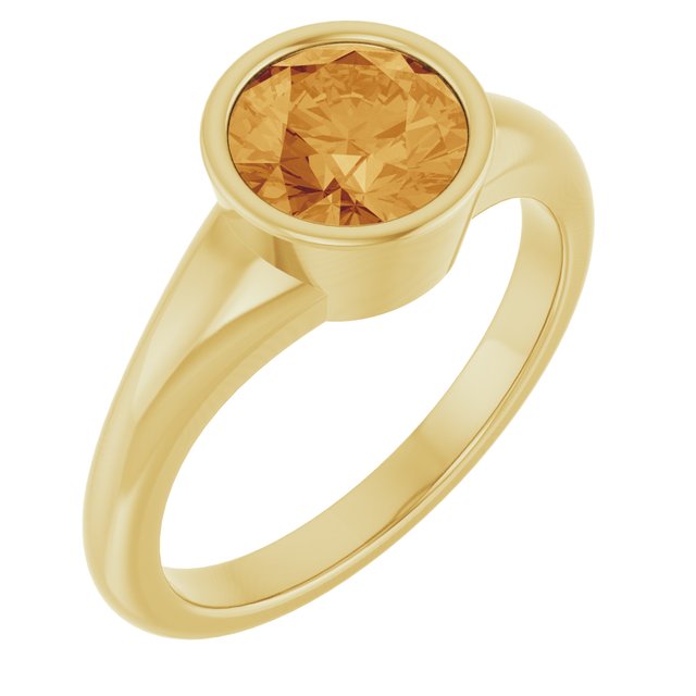 14K Gold Natural Mozambique Garnet Ring
