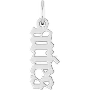 Gothic Zodiac Pendant in 14K Gold Featuring Varied Designs and Sizes