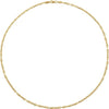 14K Yellow Gold 2.6 mm Diamond-Cut Anchor Chain - Timeless Elegance