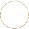 14K Yellow Gold 3.95 mm Hollow Anchor Chain - Elegant Luxury