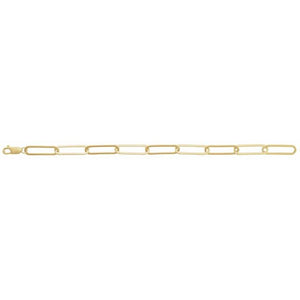 14K Yellow Gold 6.2 mm Paperclip-Style 7