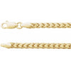 14K Yellow Gold 3.4 mm Hollow Diamond-Cut Franco Chain - 20