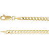 14K Yellow Gold, 7x5 mm Natural Diamond Link Bracelet - Elegant Design