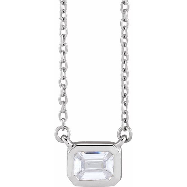 14K Gold Lab-Grown Diamond Adjustable Necklace