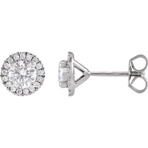 14K Gold Lab-Grown Diamond Stud Earrings - Options Available