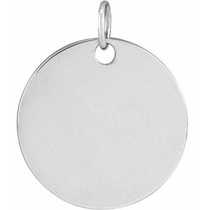Platinum March Daffodil Birth Flower Pendant