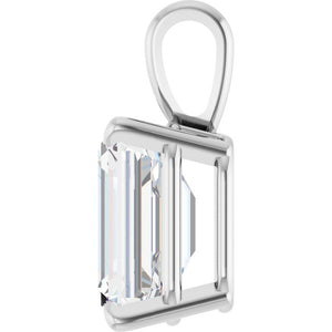 14K Yellow Gold 1/4 CT Natural Diamond Solitaire Pendant