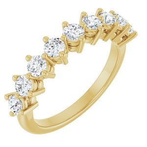 14K Gold Lab-Grown Diamond Anniversary Band - Options Available