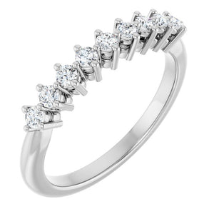 14K Gold Lab-Grown Diamond Anniversary Band - Options Available