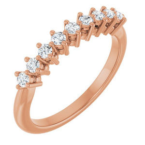 14K Gold Lab-Grown Diamond Anniversary Band - Options Available