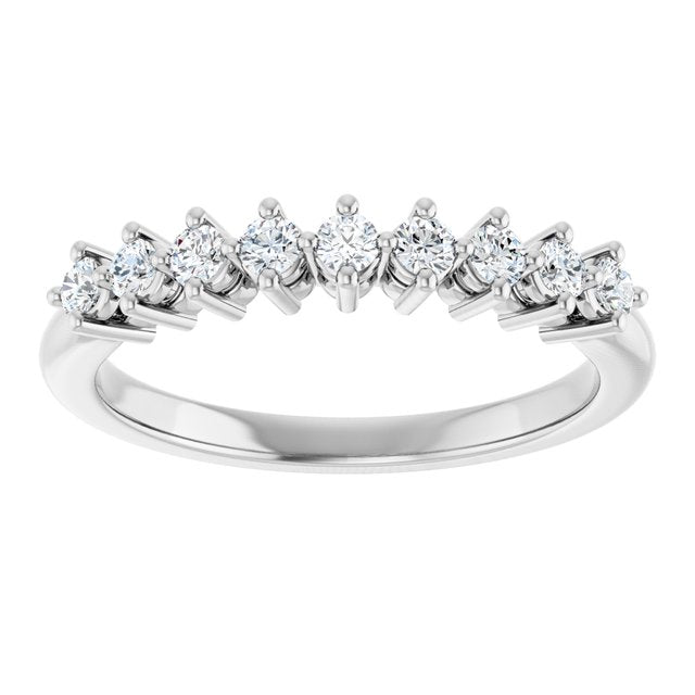 14K Gold Lab-Grown Diamond Anniversary Band - Options Available