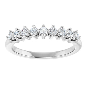 14K Gold Lab-Grown Diamond Anniversary Band - Options Available