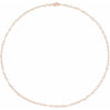 14K Yellow Gold 3.2 mm Heart Cable 7