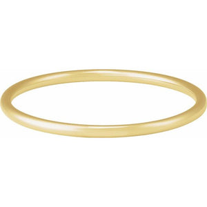 14K Yellow Gold 4 mm, 7.5