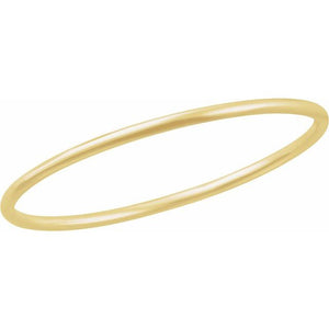 14K Yellow Gold 4 mm, 7.5