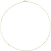 14K Yellow Gold 1.25 mm Figaro Chain - Elegant Layering Jewelry