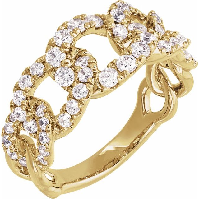 14K Gold Lab-Grown Diamond Ring