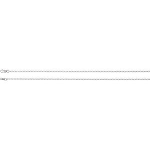 14K Yellow Gold 1.8 mm Flat Cable 16-Inch Chain - Elegant Design