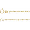 14K Yellow Gold 1.25 mm Figaro Chain - Elegant Luxury Jewelry