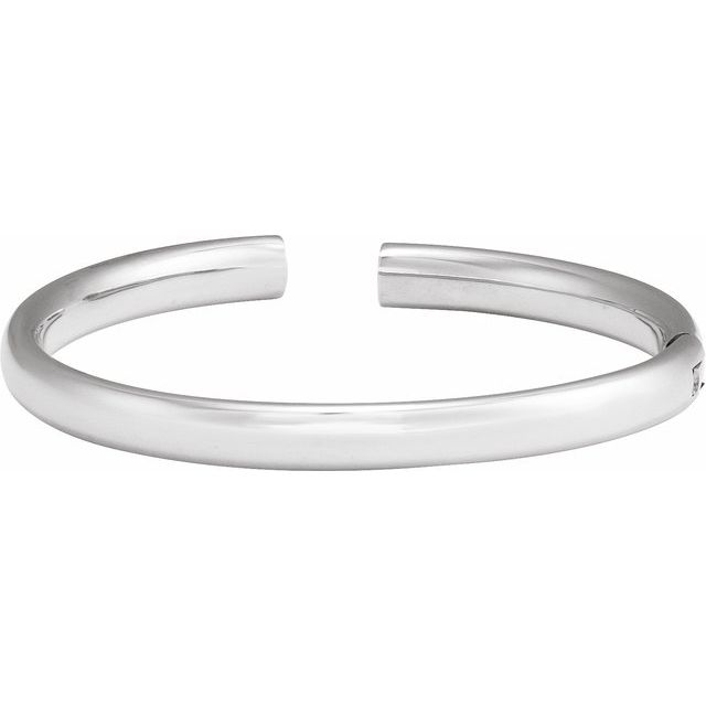14K Gold Hinged Cuff Bracelet - Options Available