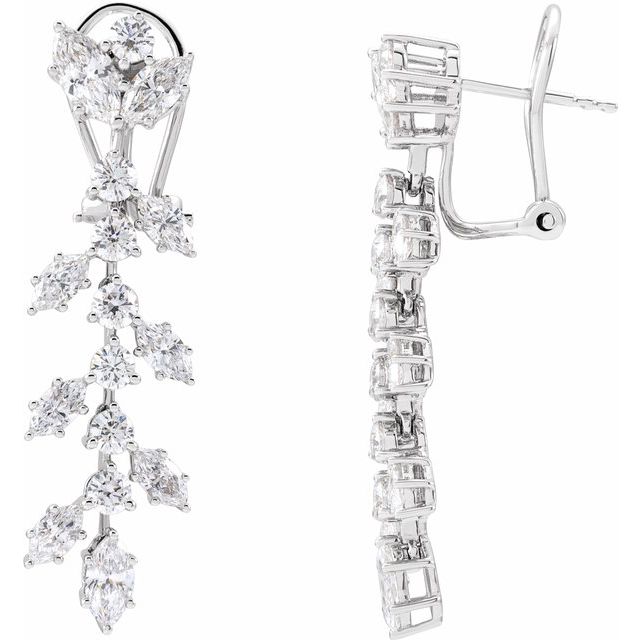 14K Gold Lab-Grown Diamond Earrings - Options Available