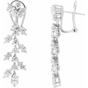 14K Gold Lab-Grown Diamond Earrings - Options Available