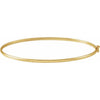 14K Yellow Gold, 1.8 mm Bangle Bracelet – Elegant Design