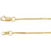 14K Yellow Gold, 1.1 mm Dapped 16